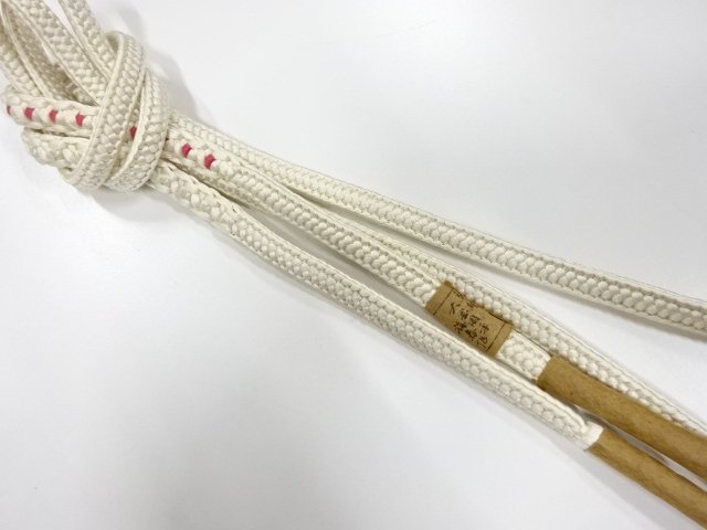 JAPANESE KIMONO / UNUSED HAND-TIED OBIJIME